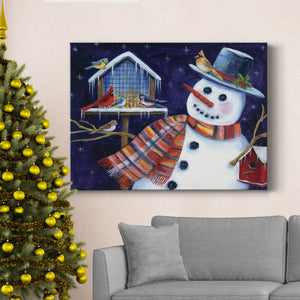 Snow Friends - Premium Gallery Wrapped Canvas  - Ready to Hang