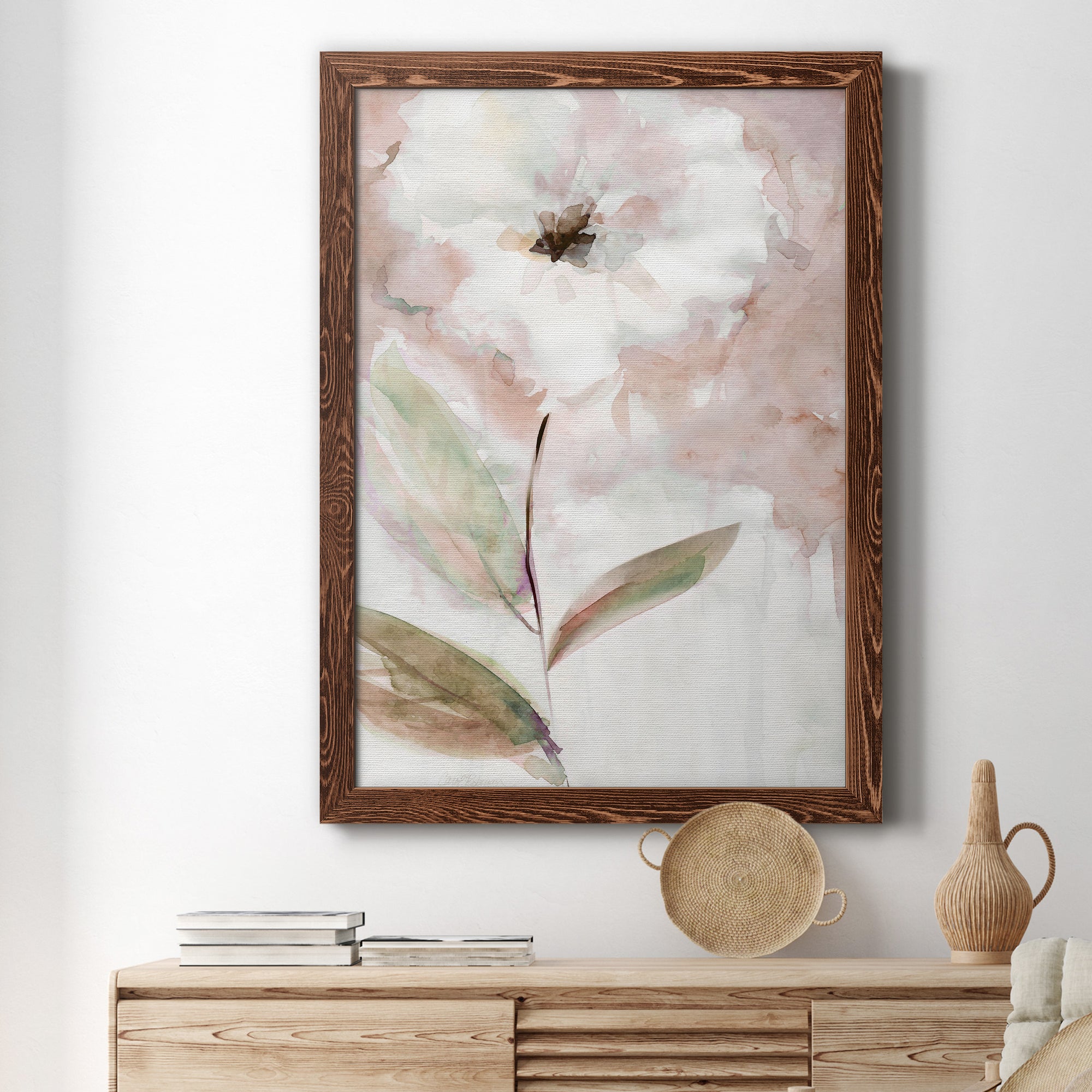 Summer Bloom I - Premium Canvas Framed in Barnwood - Ready to Hang