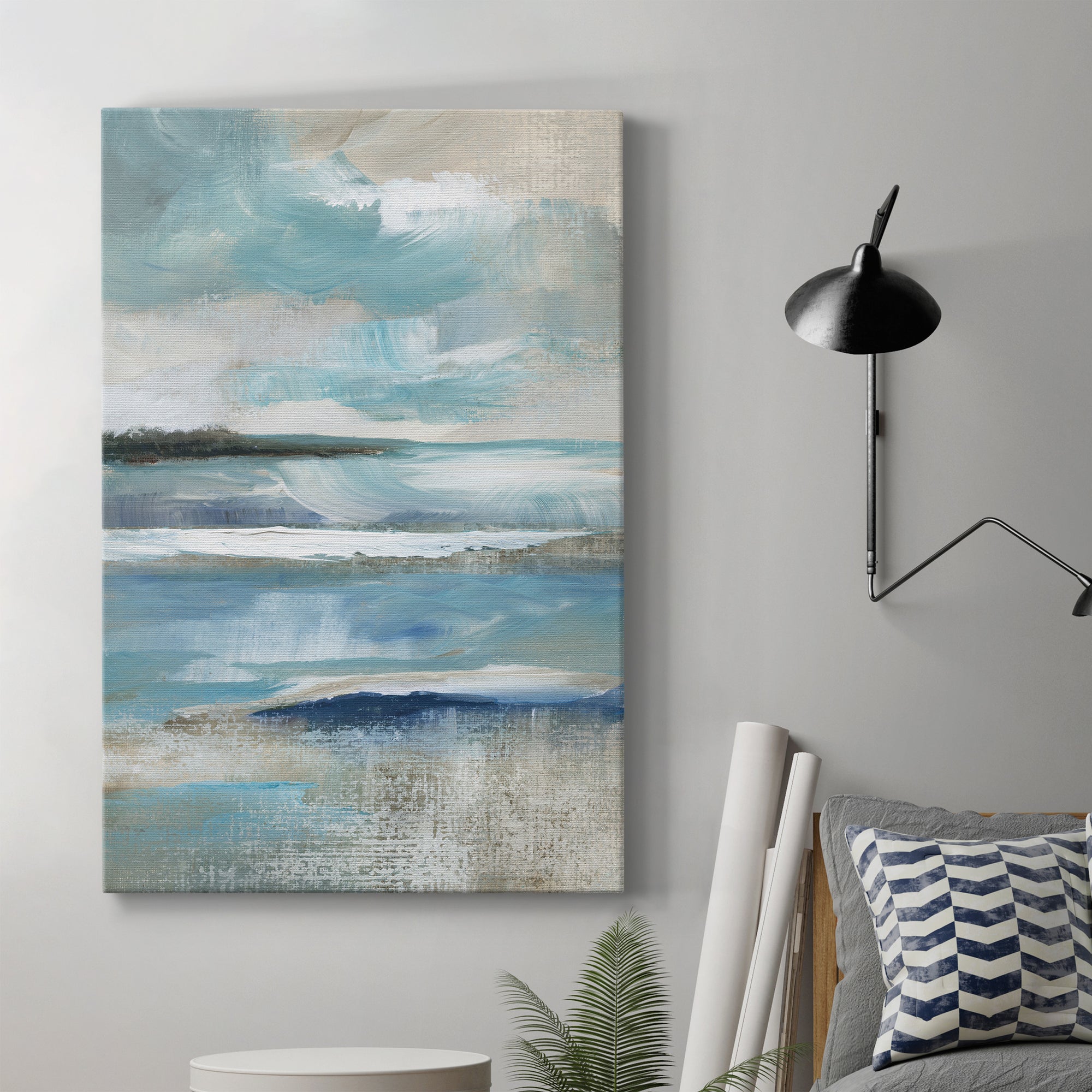 Distant Drama I - Premium Gallery Wrapped Canvas - Ready to Hang