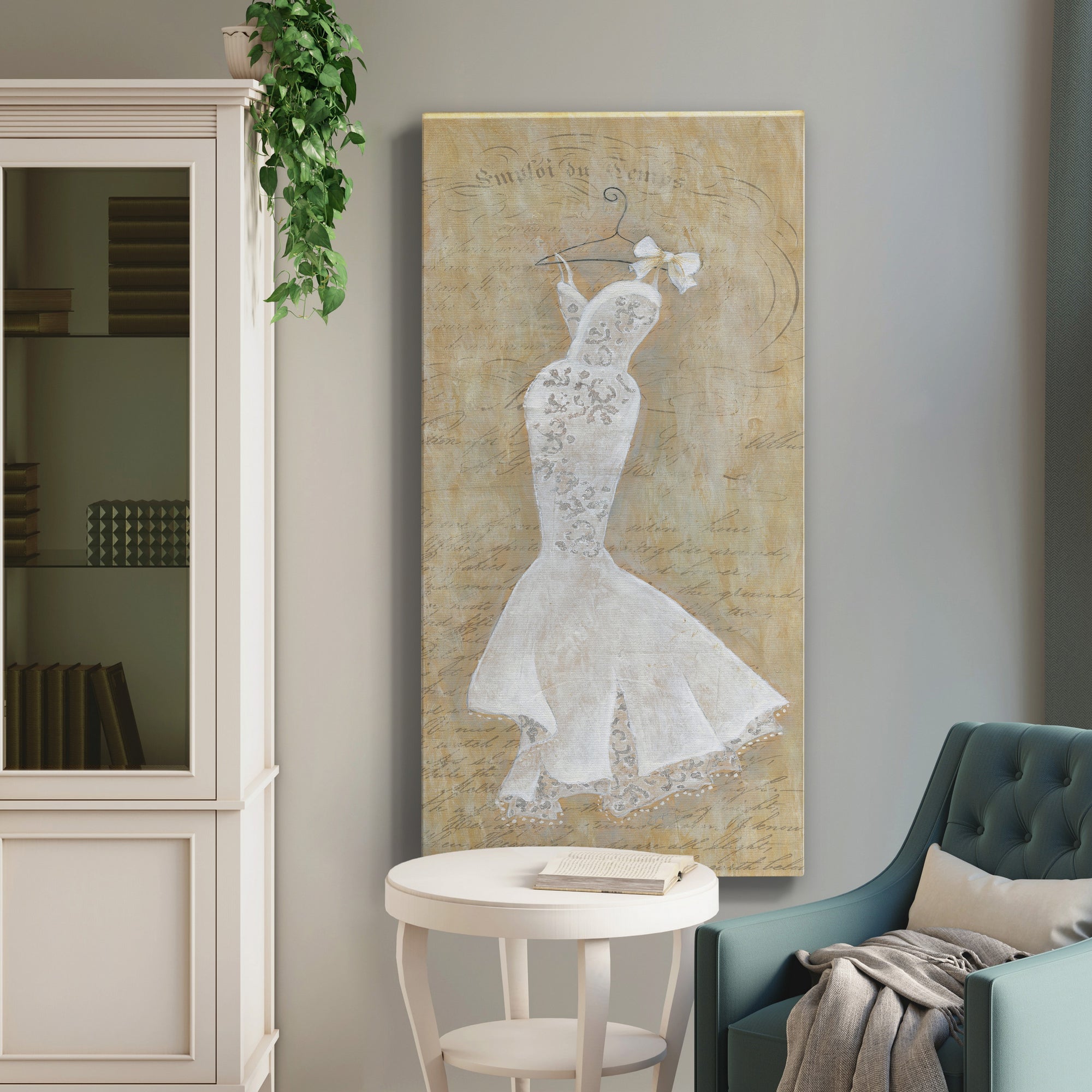 Silver Wedding III - Premium Gallery Wrapped Canvas - Ready to Hang