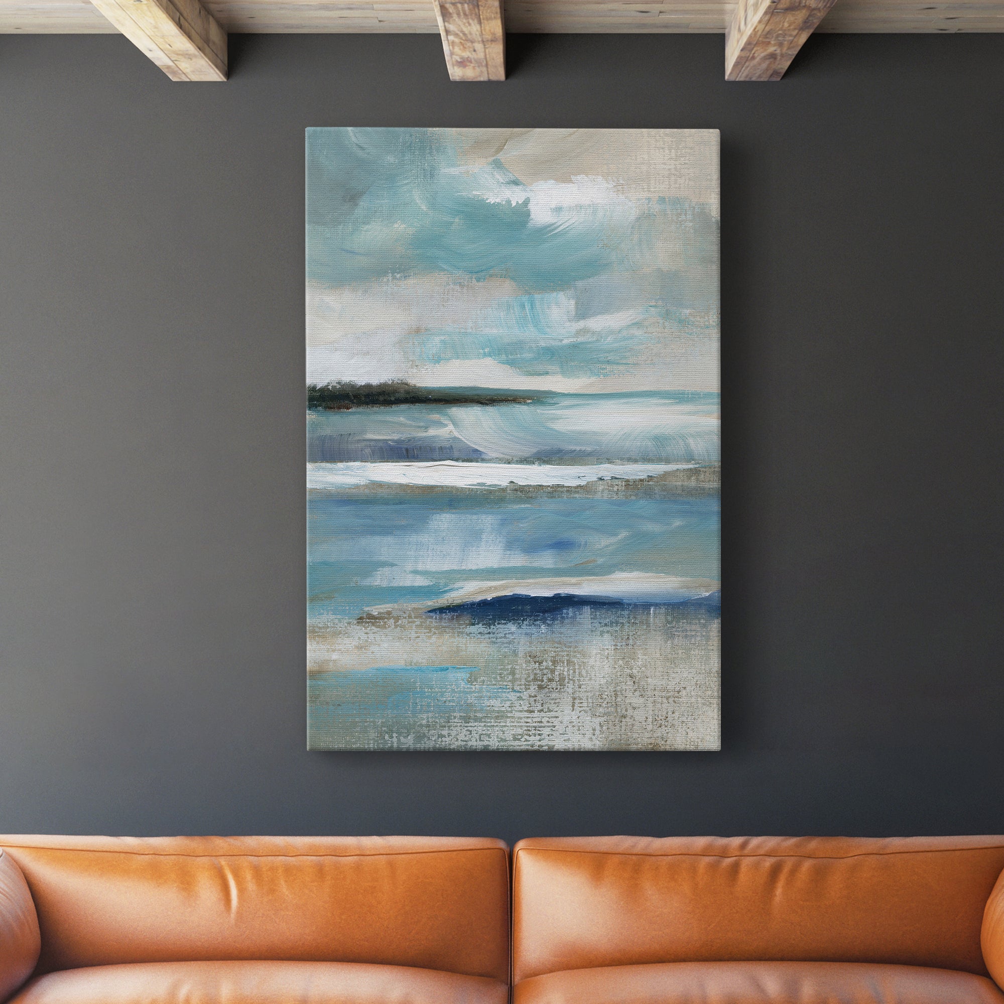 Distant Drama I - Premium Gallery Wrapped Canvas - Ready to Hang