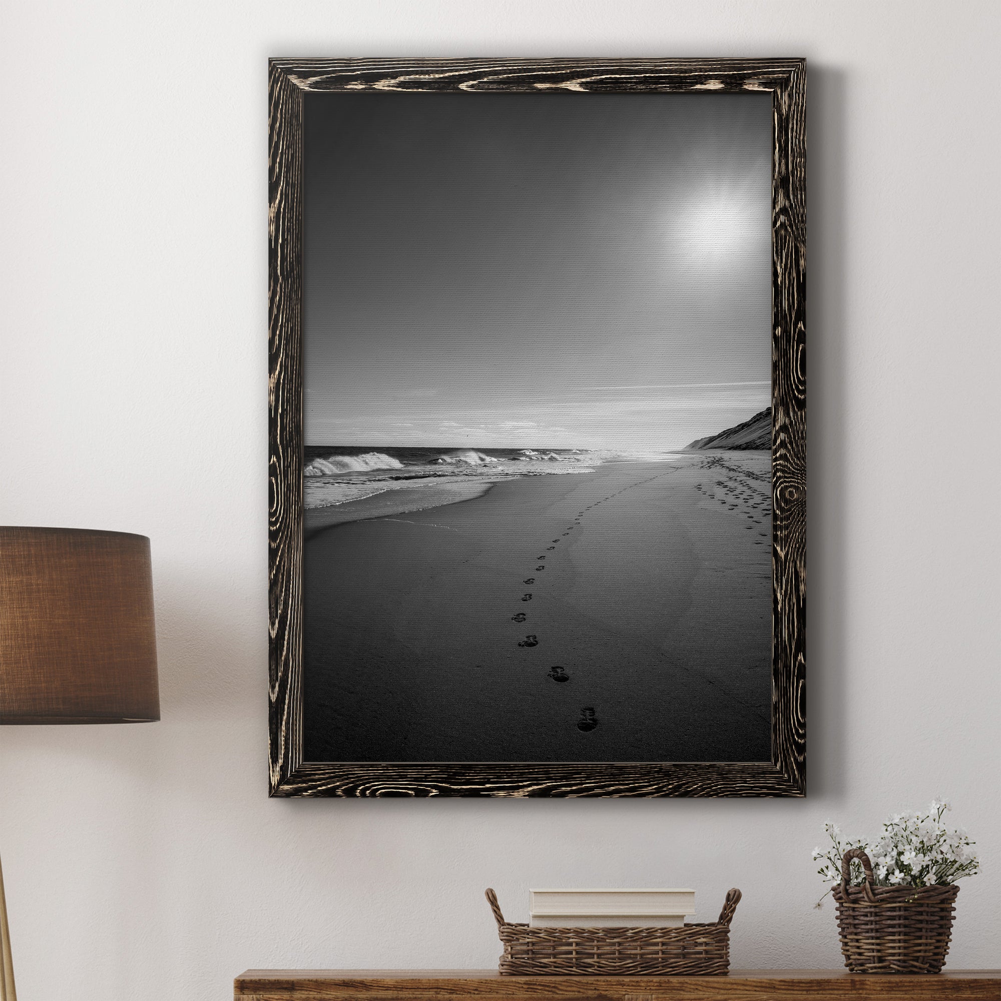 Heading East - Premium Canvas Framed in Barnwood - Ready to Hang