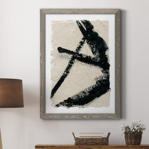 Lines Crossed I - Premium Canvas Framed in Barnwood - Ready to Hang
