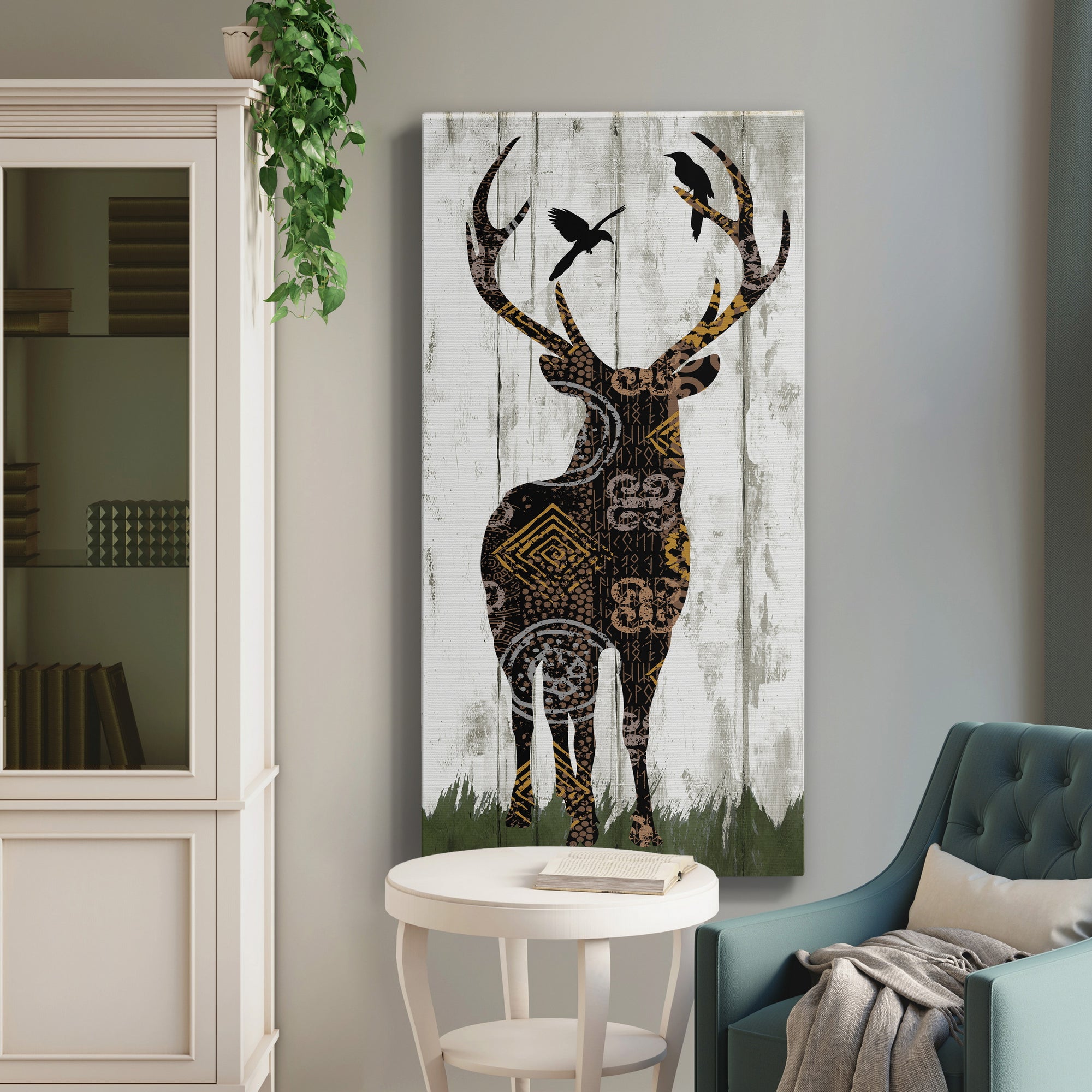 Country Boho II - Premium Gallery Wrapped Canvas - Ready to Hang