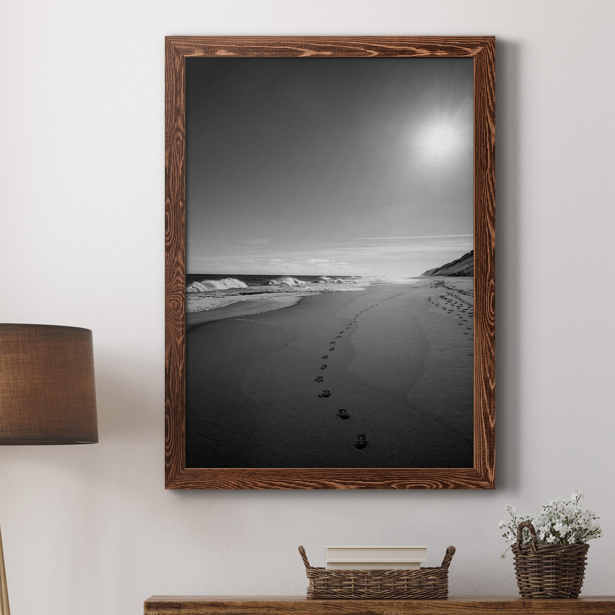 Heading East - Premium Canvas Framed in Barnwood - Ready to Hang