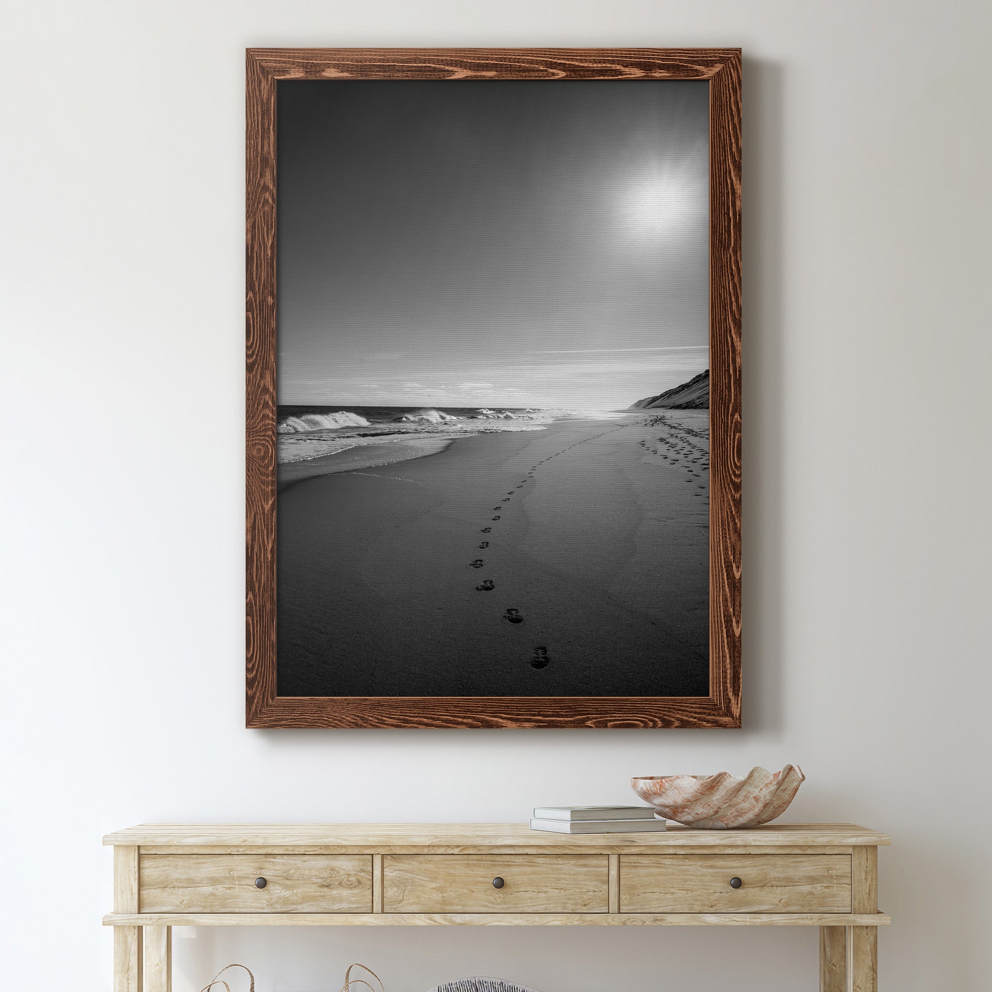 Heading East - Premium Canvas Framed in Barnwood - Ready to Hang