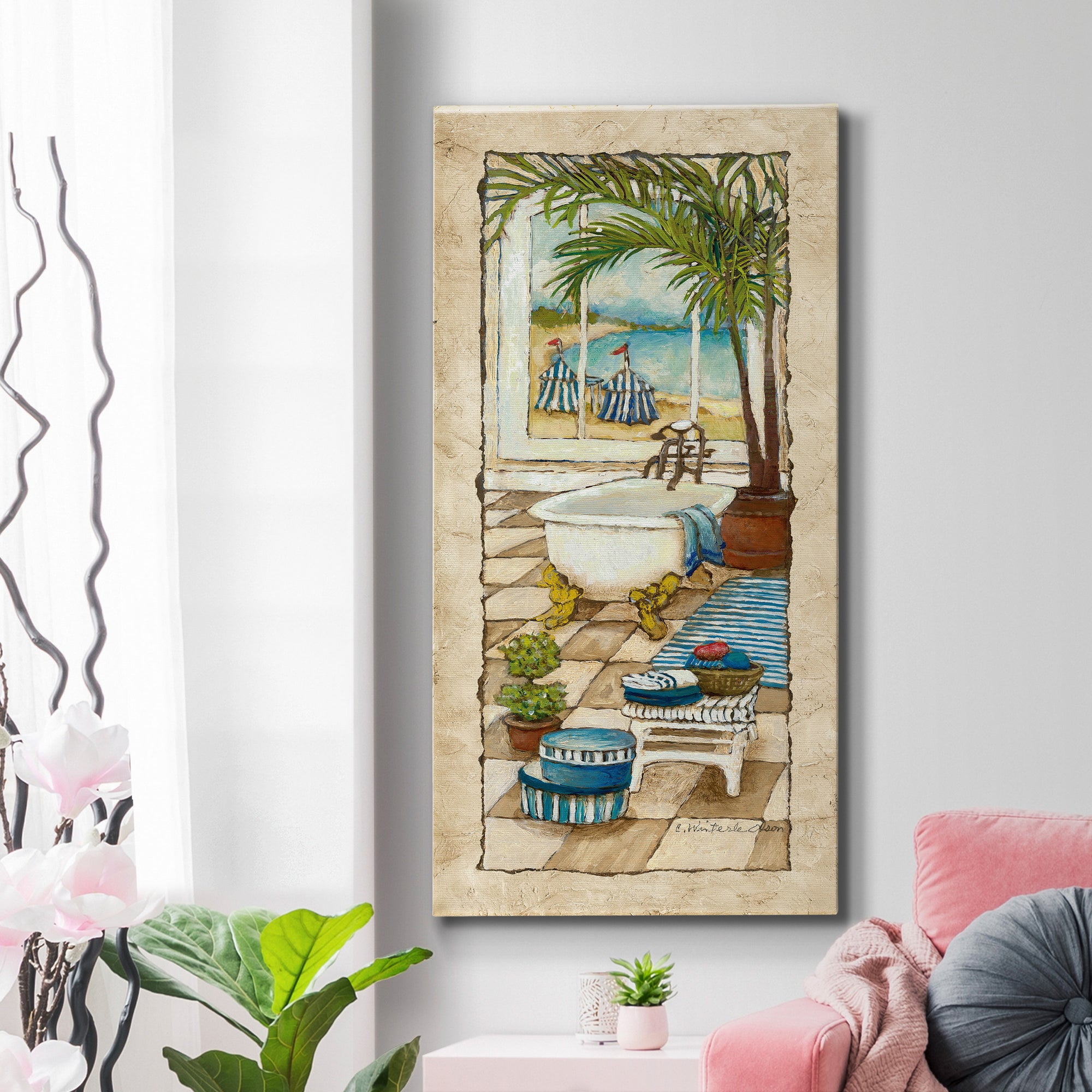 Day In Paradise II - Premium Gallery Wrapped Canvas - Ready to Hang