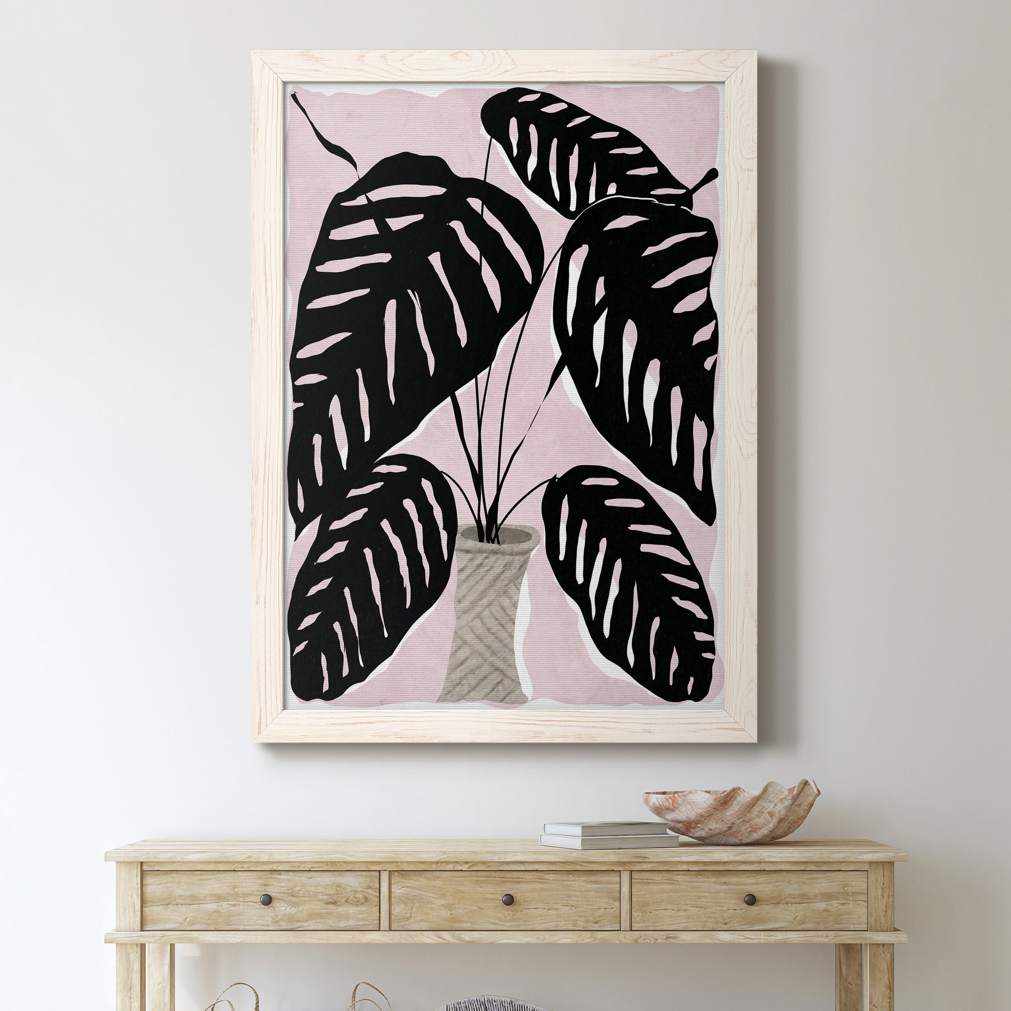 Potted Plant I - Premium Canvas Framed in Barnwood - Ready to Hang