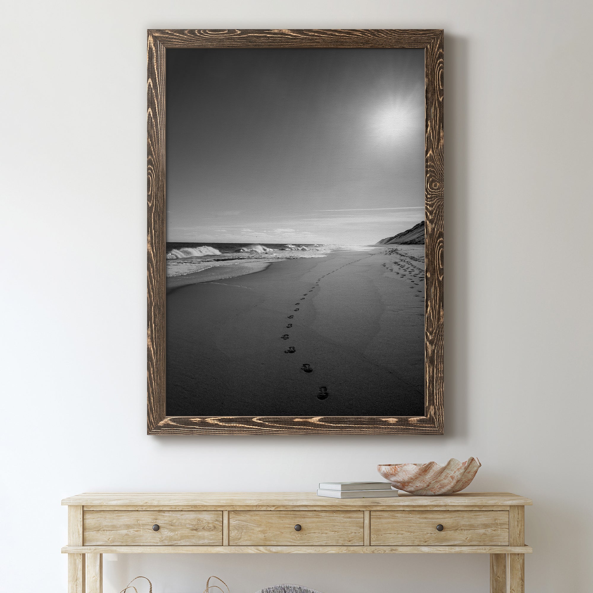 Heading East - Premium Canvas Framed in Barnwood - Ready to Hang