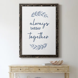 Always Together - Premium Canvas Framed in Barnwood - Ready to Hang