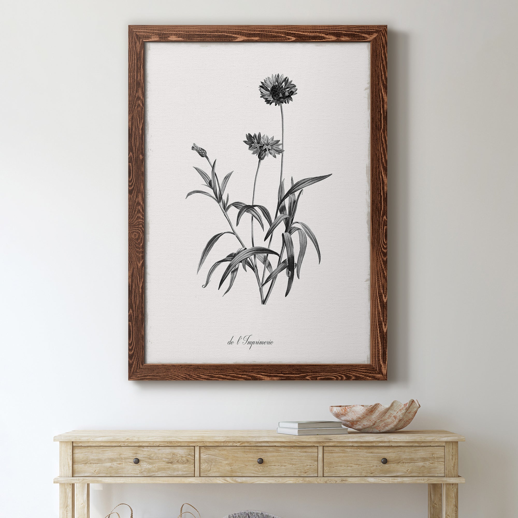 Simply Imperial - Premium Canvas Framed in Barnwood - Ready to Hang