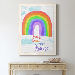 You Are My Rainbow - Premium Canvas Framed in Barnwood - Ready to Hang