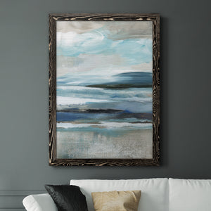 Distant Drama II - Premium Canvas Framed in Barnwood - Ready to Hang