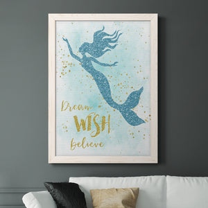 Dream Wish Believe - Premium Canvas Framed in Barnwood - Ready to Hang