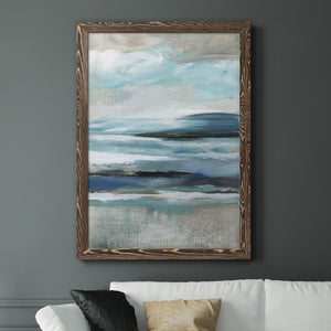 Distant Drama II - Premium Canvas Framed in Barnwood - Ready to Hang