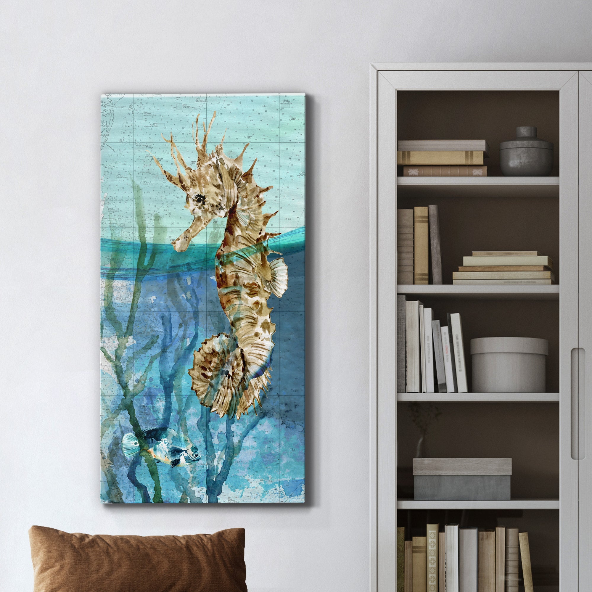 Pacific Seahorse - Premium Gallery Wrapped Canvas - Ready to Hang