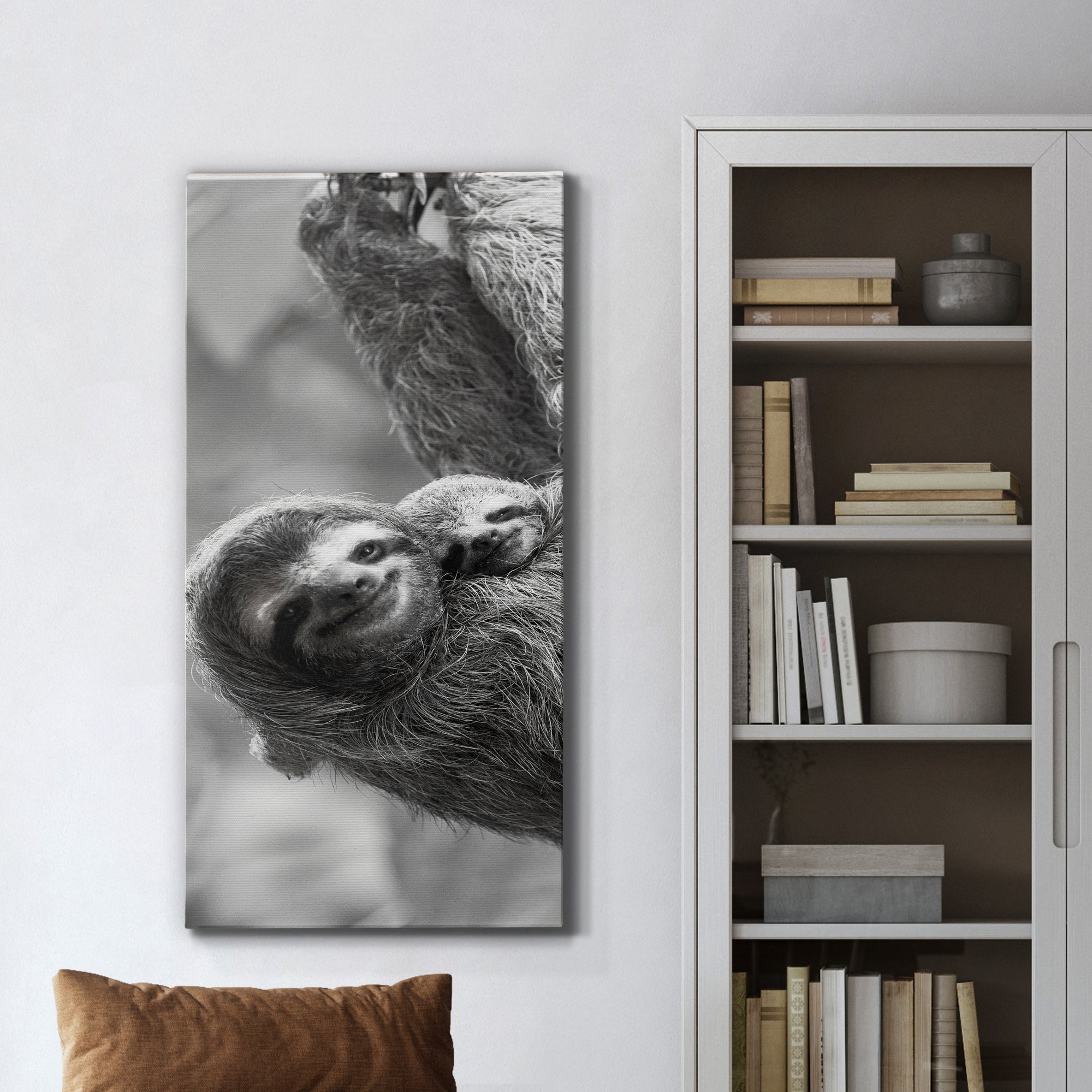 Sloth Swing - Premium Gallery Wrapped Canvas - Ready to Hang