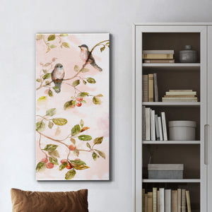 Blushing Birds I - Premium Gallery Wrapped Canvas - Ready to Hang