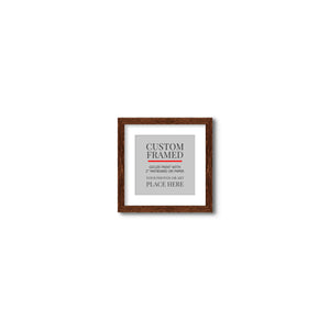Square Custom Rustic Frames - Gallery Wrapped Canvas or Prints