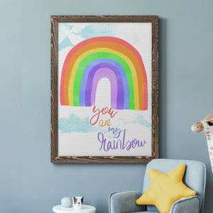 You Are My Rainbow - Premium Canvas Framed in Barnwood - Ready to Hang