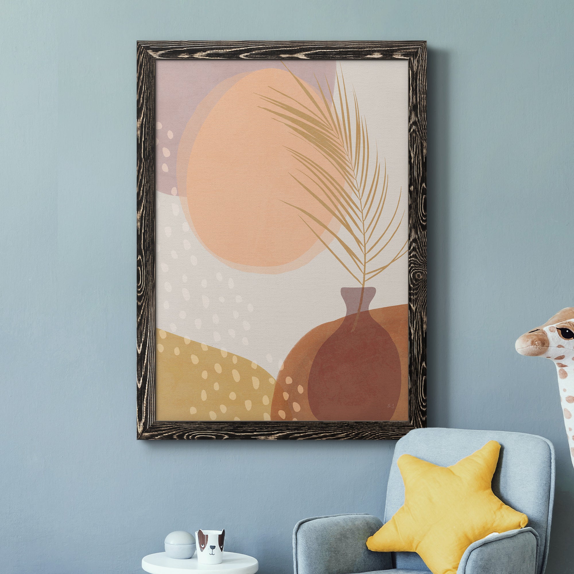 Sedona Sunset - Premium Canvas Framed in Barnwood - Ready to Hang