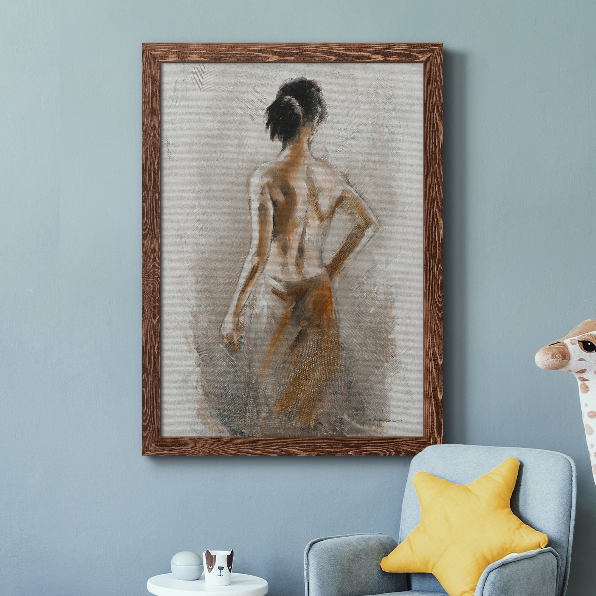 Spa Moment - Premium Canvas Framed in Barnwood - Ready to Hang