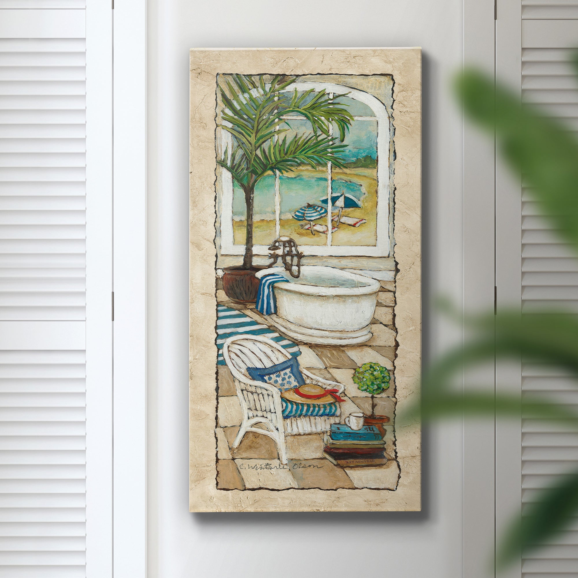 Day In Paradise I - Premium Gallery Wrapped Canvas - Ready to Hang