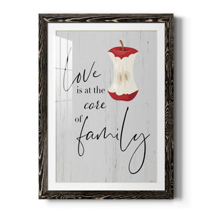 Core of Family - Premium Framed Print - Distressed Barnwood Frame - Ready to Hang