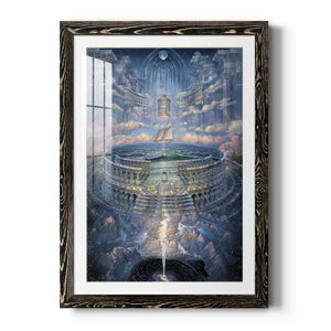 Solace II - Barnwood Framed Art Print