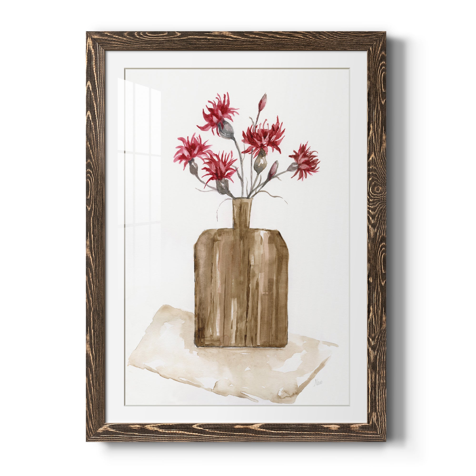 Simply Country I - Barnwood Framed Art Print