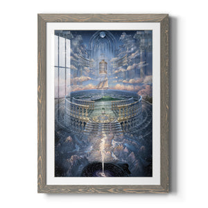 Solace II - Barnwood Framed Art Print