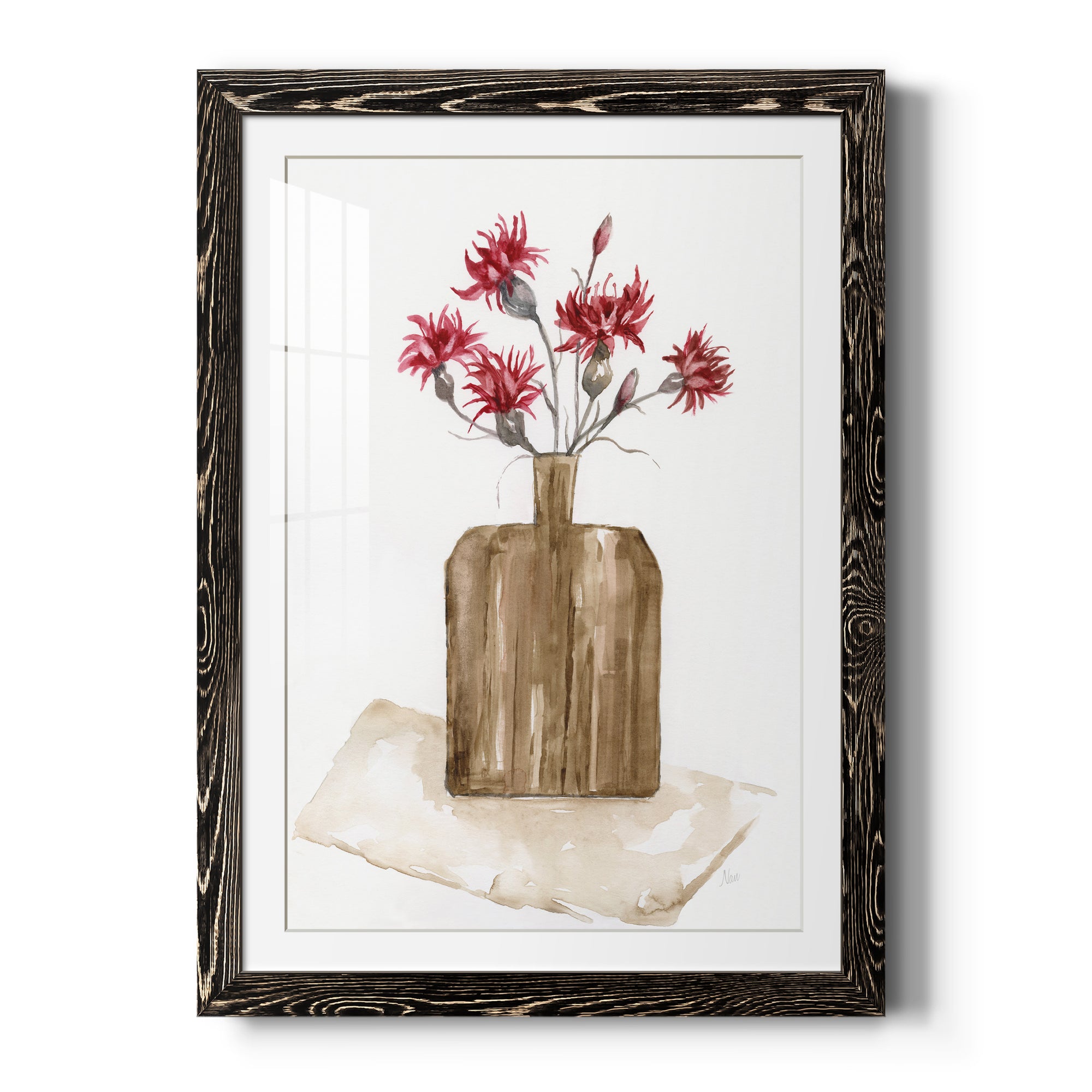 Simply Country I - Barnwood Framed Art Print