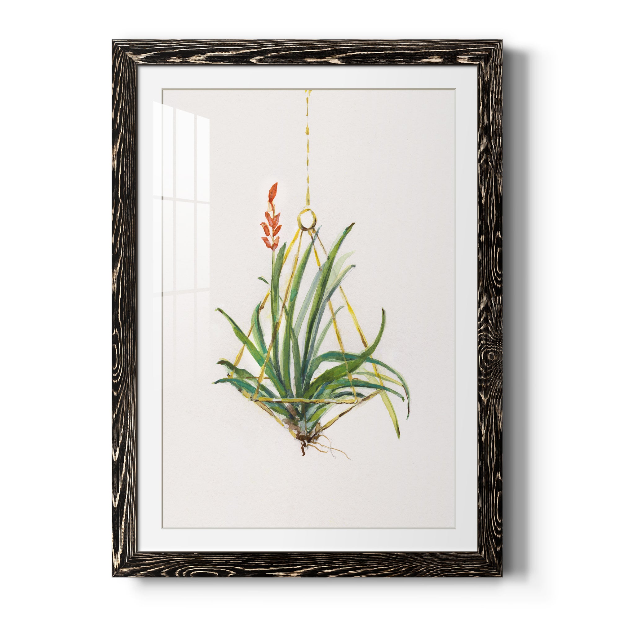 Gardenaire I - Barnwood Framed Art Print