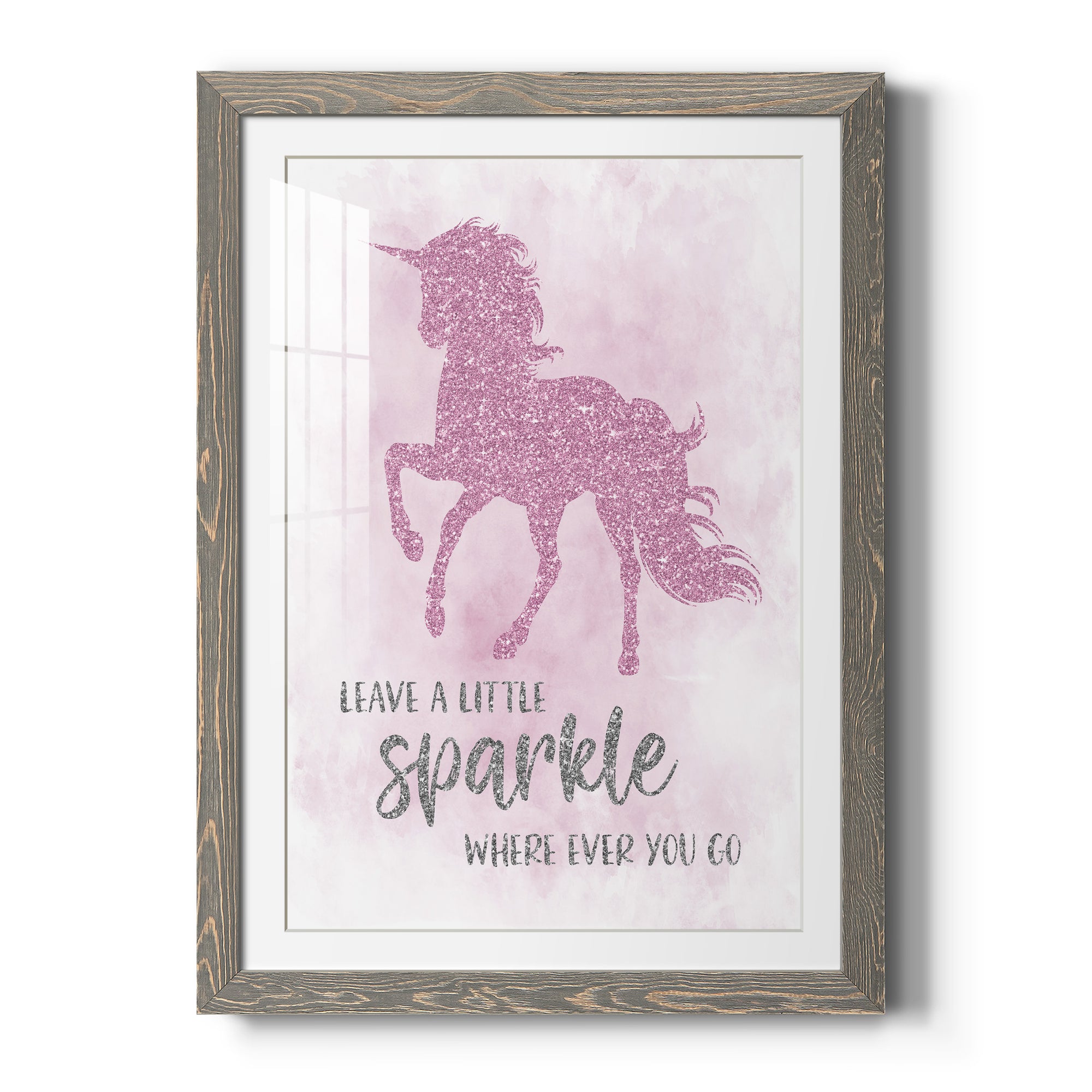 Sparkle - Barnwood Framed Art Print