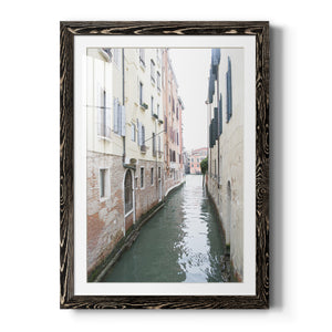 Venice Canal II - Premium Framed Print - Distressed Barnwood Frame - Ready to Hang