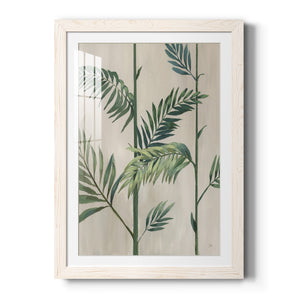 Modern Fronds II - Barnwood Framed Art Print
