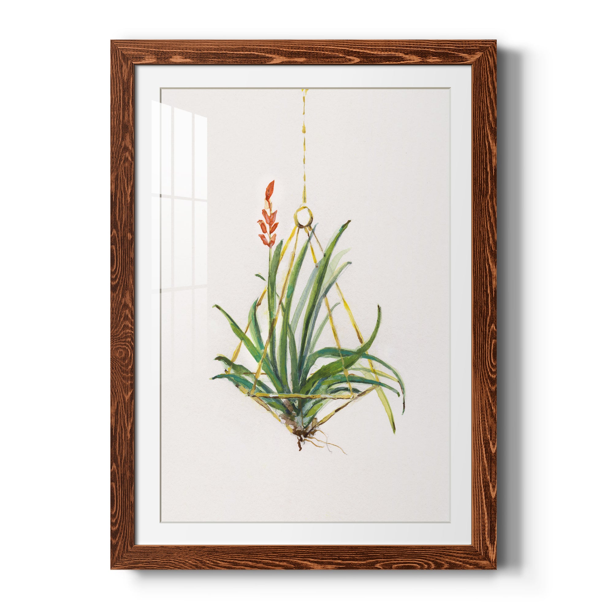 Gardenaire I - Barnwood Framed Art Print