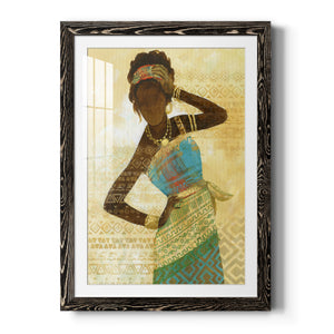 Tribal Vision II - Barnwood Framed Art Print