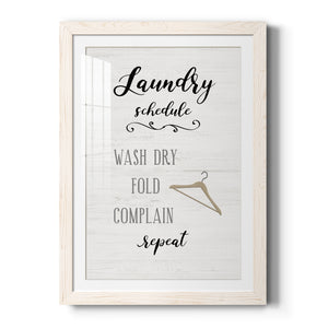 Laundry Complain - Premium Framed Print - Distressed Barnwood Frame - Ready to Hang