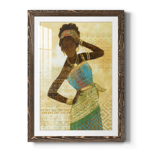 Tribal Vision II - Barnwood Framed Art Print