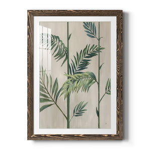 Modern Fronds II - Barnwood Framed Art Print