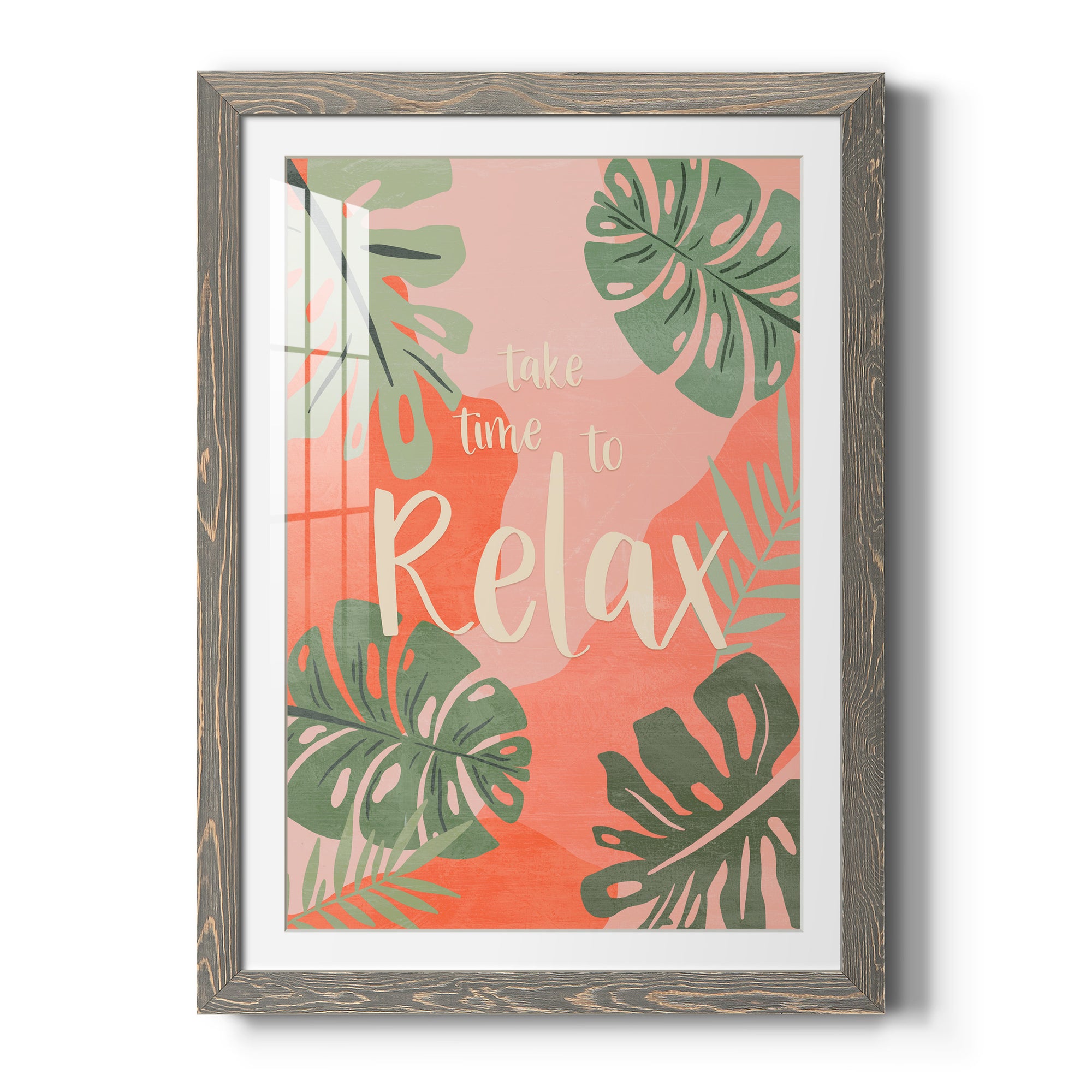 Take Time - Premium Framed Print - Distressed Barnwood Frame - Ready to Hang