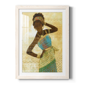 Tribal Vision II - Barnwood Framed Art Print