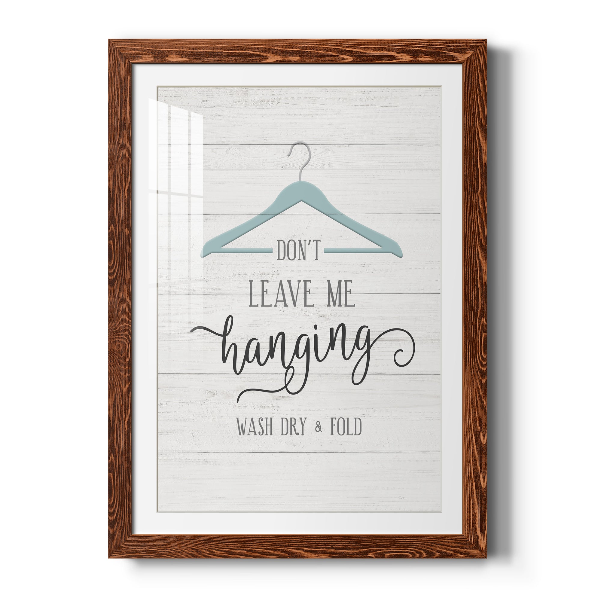 Don't Leave - Premium Framed Print - Distressed Barnwood Frame - Ready to Hang