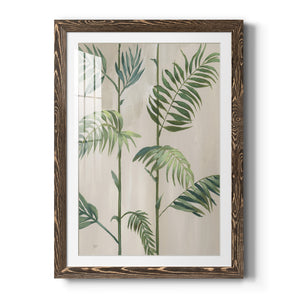 Modern Fronds I - Barnwood Framed Art Print