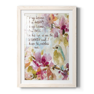 He Watches Me - Barnwood Framed Art Print