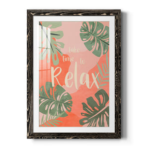 Take Time - Premium Framed Print - Distressed Barnwood Frame - Ready to Hang