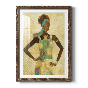 Tribal Vision I - Barnwood Framed Art Print
