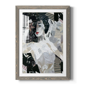 Runway Star - Barnwood Framed Art Print