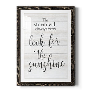 Look for the Sunshine - Premium Framed Print - Distressed Barnwood Frame - Ready to Hang